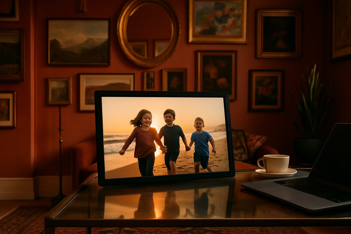 Diepe fotolijst groot: wanneer kies je toch voor digitaal? - digitalefotolijst.nl