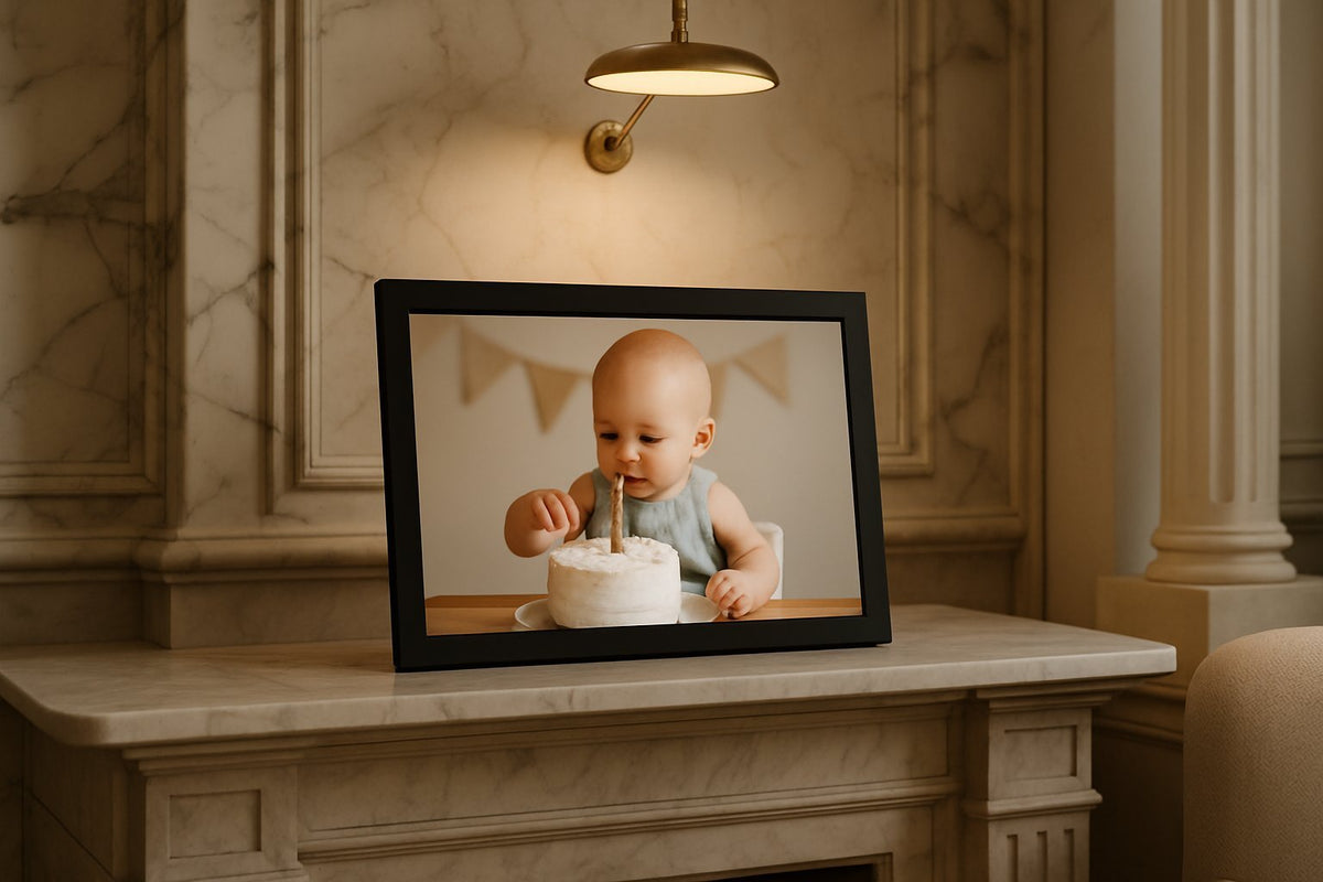 Digitaal fotolijstje draadloos: zo werkt het zonder kabels of gedoe - digitalefotolijst.nl