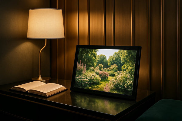 Fotolijst met verlichting: waarom een digitaal scherm meer biedt