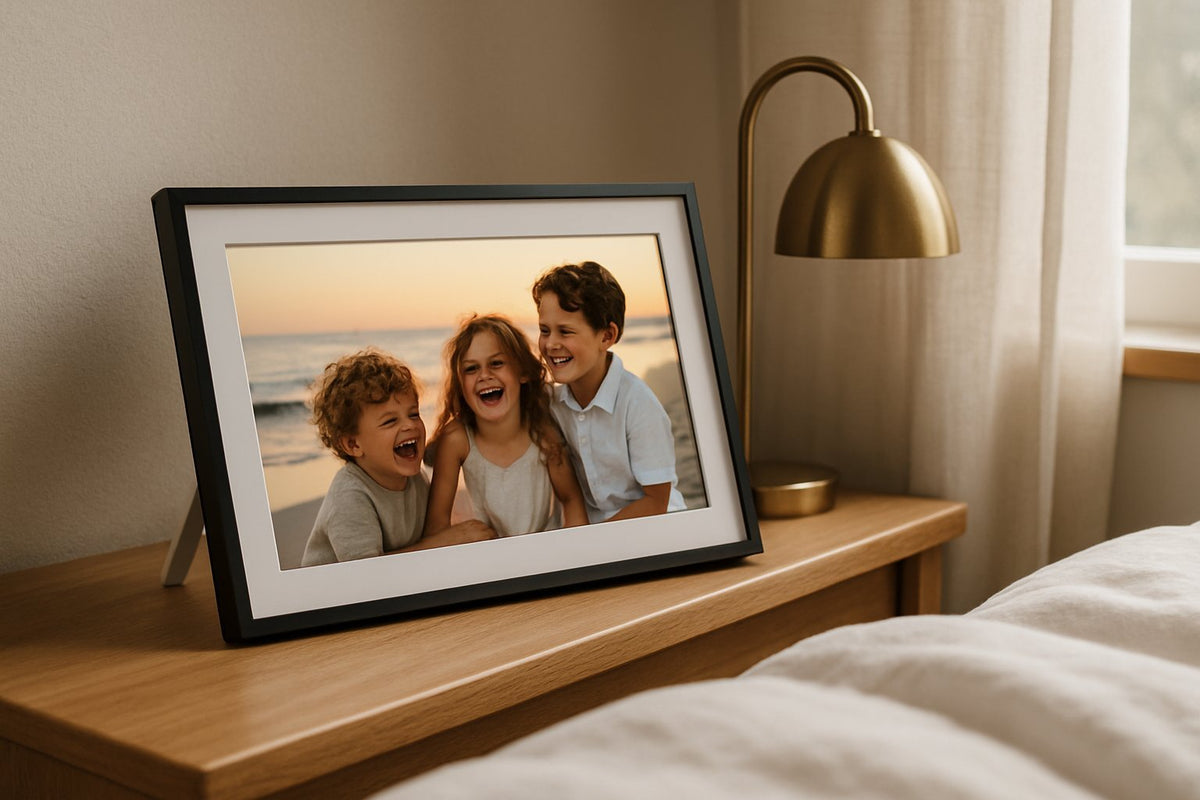 Frameo app gratis gebruiken: zo werkt het op je digitale fotolijst - digitalefotolijst.nl