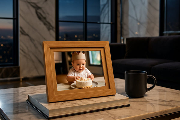 Digitaal fotolijstje op afstand foto's toevoegen: welke optie past bij jouw situatie?