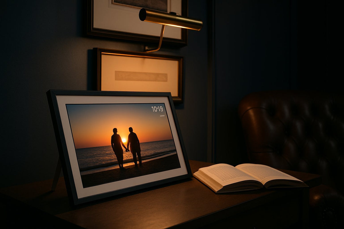 Digitaal fotolijstje oplaadbaar: wat je moet weten voor je kiest - digitalefotolijst.nl