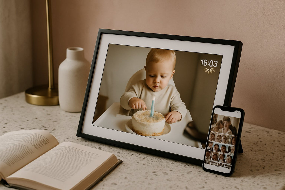 Elektronische agenda voor thuis: hoe een digitale fotolijst overzicht en herinneringen combineert - digitalefotolijst.nl