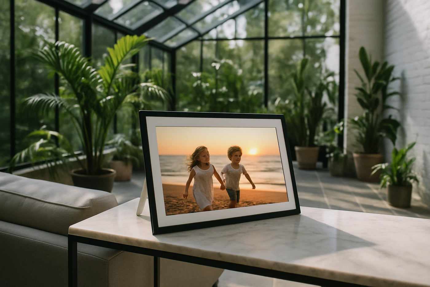 Fotokader groot formaat: digitale fotolijst als modern alternatief - digitalefotolijst.nl