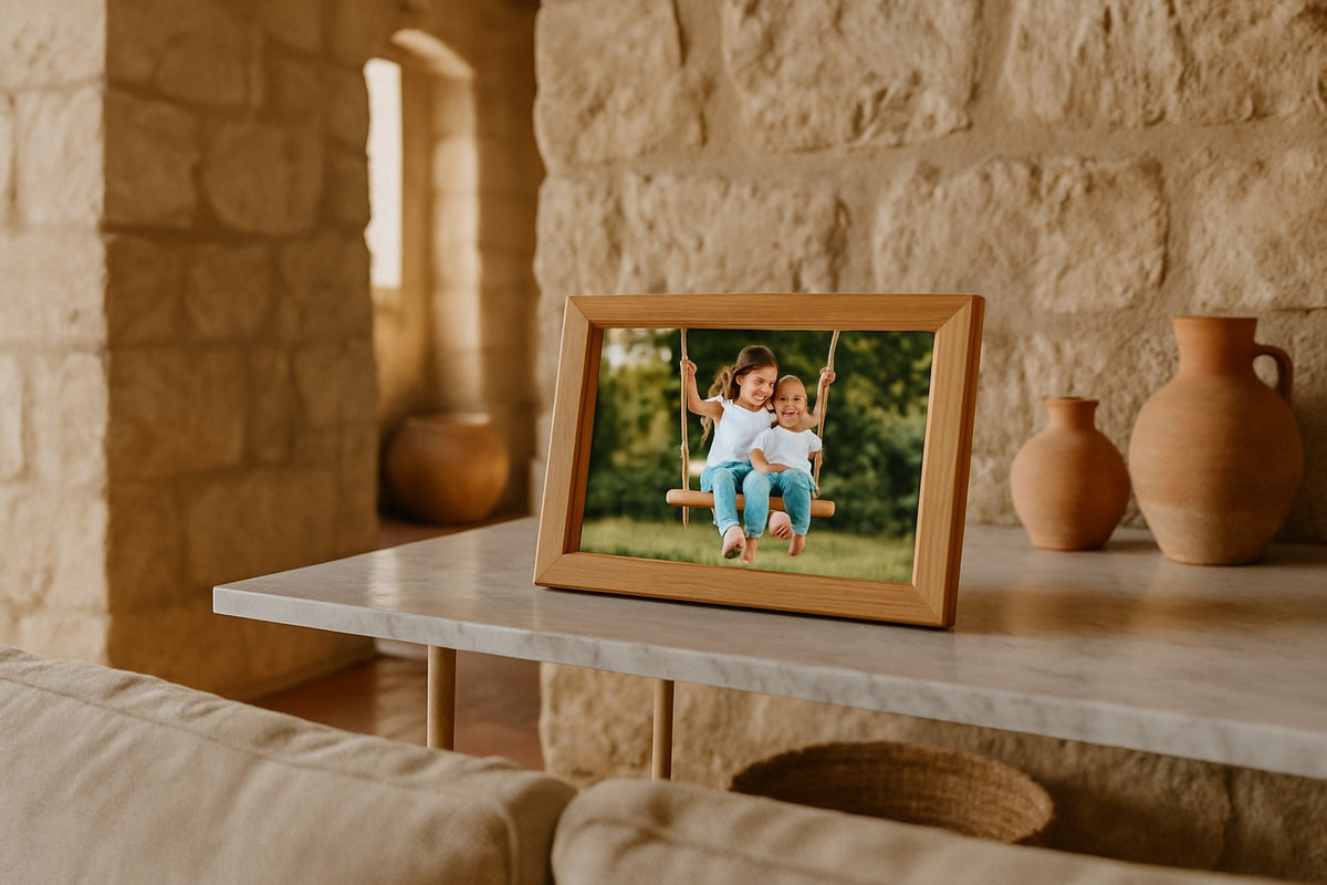 Frameo lijst kopen: koopgids met modellen, formaten en tips - digitalefotolijst.nl