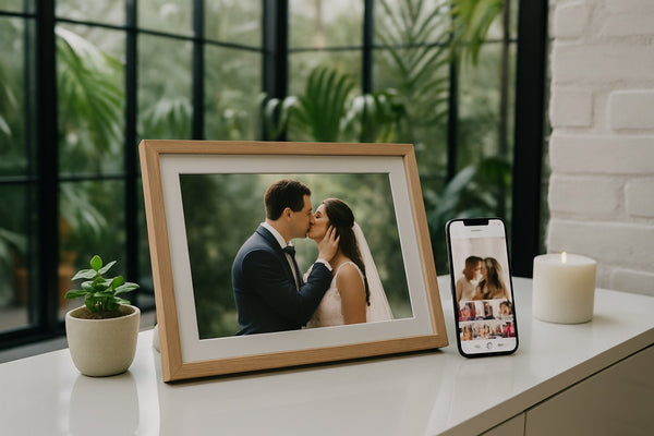 Groot digitaal fotolijst kopen | XL digitale fotolijsten tot 15,6"