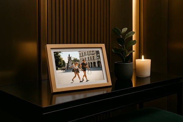 Digitale fotolijst met wifi voor zakelijk gebruik – eenvoudig en veilig beheer