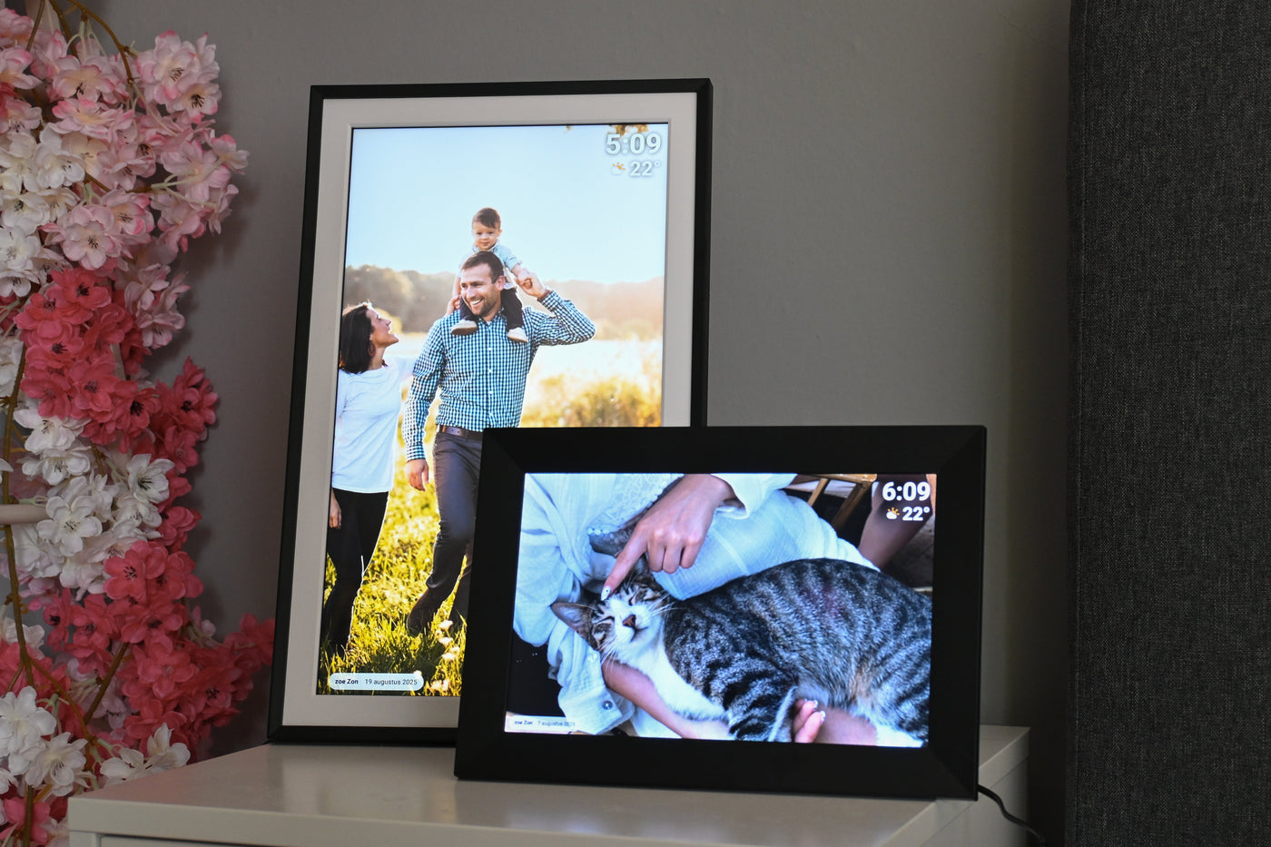 Hoeveel foto's kunnen er op een digitale fotolijst?