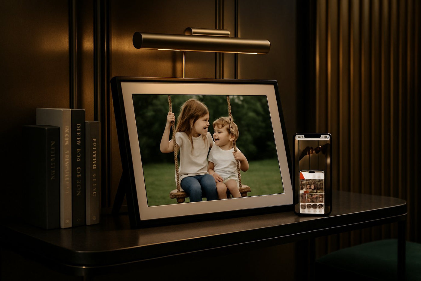 Lange smalle fotolijst kiezen: formaten, ophangtips en digitaal alternatief - digitalefotolijst.nl