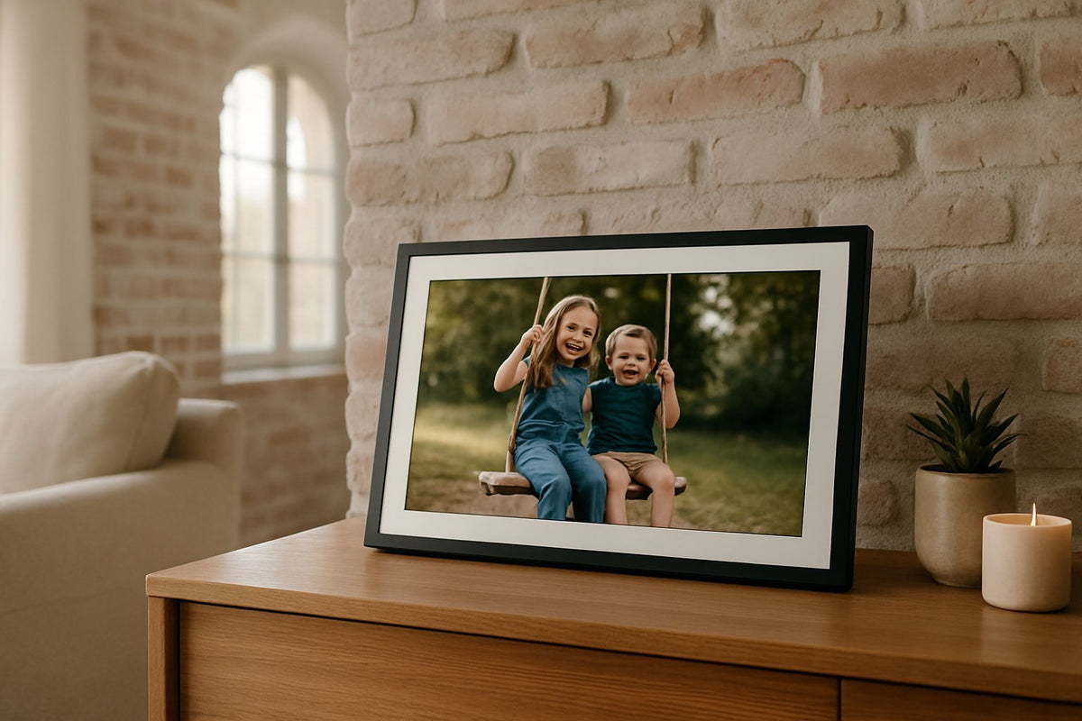 Sinterklaas cadeau: digitale fotolijst voor opa en oma - digitalefotolijst.nl