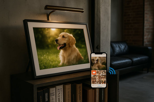 Digitaal fotolijstje wit kiezen: welke uitvoering past bij jouw interieur?